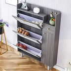 Meuble de rangement minimaliste moderne, meuble à chaussures en rotin japonais, meuble de chevet, petit meuble de maison