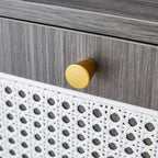 Meuble de rangement minimaliste moderne, meuble à chaussures en rotin japonais, meuble de chevet, petit meuble de maison