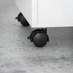 Bureau d'angle Echo avec huche et tiroirs