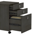 Bureau d'angle Echo avec huche et tiroirs