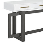 Élégante Console avec Trois Tiroirs, Table d'entrée Extra Longue pour Entrée, Couloir, Salon, Hall d'entrée, Corridor