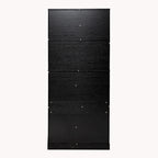 Meuble de cuisine de 72H avec 3 tiroirs à clavier, armoire autoportante avec 6 étagères de porte réglables, armoire de rangement