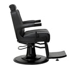 Fauteuil de Barbier Robuste Inclinable, Noir