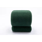 Tabouret de maquillage/repose-pieds moderne en tissu courbé en S