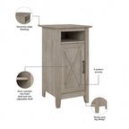 Table d'appoint Key West avec porte par Bush Furniture