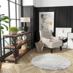 Table console de canapé, Meuble TV console à 3 niveaux, Table d'entrée