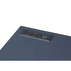 Bureau d'angle informatique Bird Glam Metal à plateau relevable avec ports USB