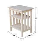 Meuble d'imprimante en bois naturel Gray Barn Moonshine
