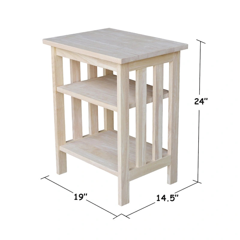 Meuble d'imprimante en bois naturel Gray Barn Moonshine