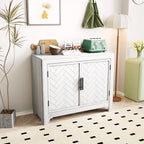 Table console avec 2 étagères