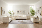 VANOMi 85inch Modern Couch, Leisure Comfortable Sofa - 85 x 33.86