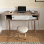 Table d'entrée avec 2 tiroirs à panneaux sculptés, table console avec espace de rangement et pieds en bois, table de canapé derrière le canapé pour le couloir