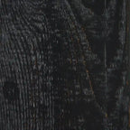 Table à manger hauteur comptoir noire et marron foncé, 122 cm L x 122 cm P x 91 cm H