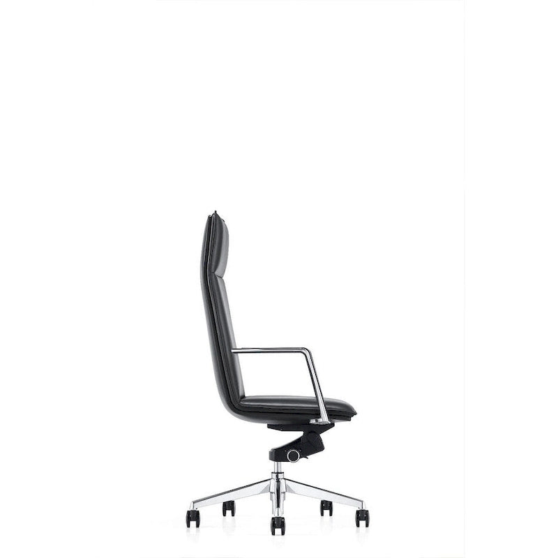 Chaise de bureau de direction haute Gorsky Modern noire