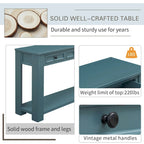 Console / Table d'appoint avec tiroirs de rangement et étagère inférieure pour entrée/couloir