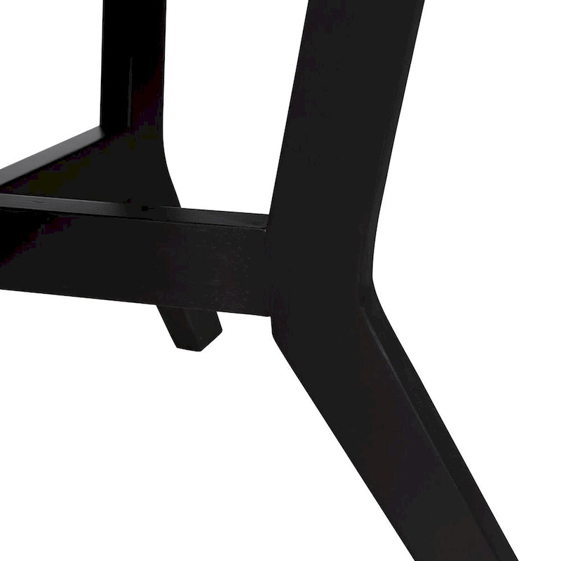 Table basse circulaire en bois de style Mid-Century pour salon de ferme