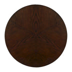 Table basse circulaire en bois de style Mid-Century pour salon de ferme
