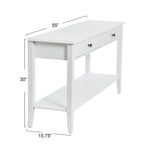 Console Pleasantville avec 2 tiroirs