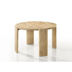 Table à manger ronde Bowen, finition chêne, 47 po