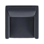 Fauteuil club moderne HomePop rembourré avec cadre en métal
